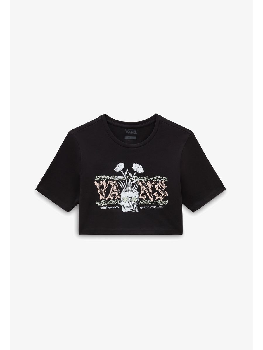 

Футболка женская Vans VA221E03E черная 42 EU, Черный, VA221E03E