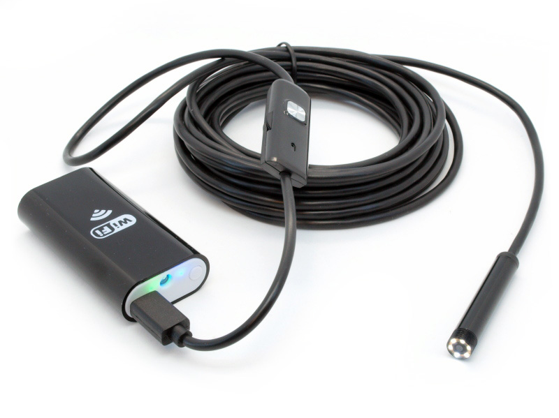 Беспроводной Wi-Fi эндоскоп Dewang FC-HВ720 - гибкая HD камера USB (3 метра) эндоскоп espada водонепроницаемый usb usb3 0 с подсветкой 3 5 м