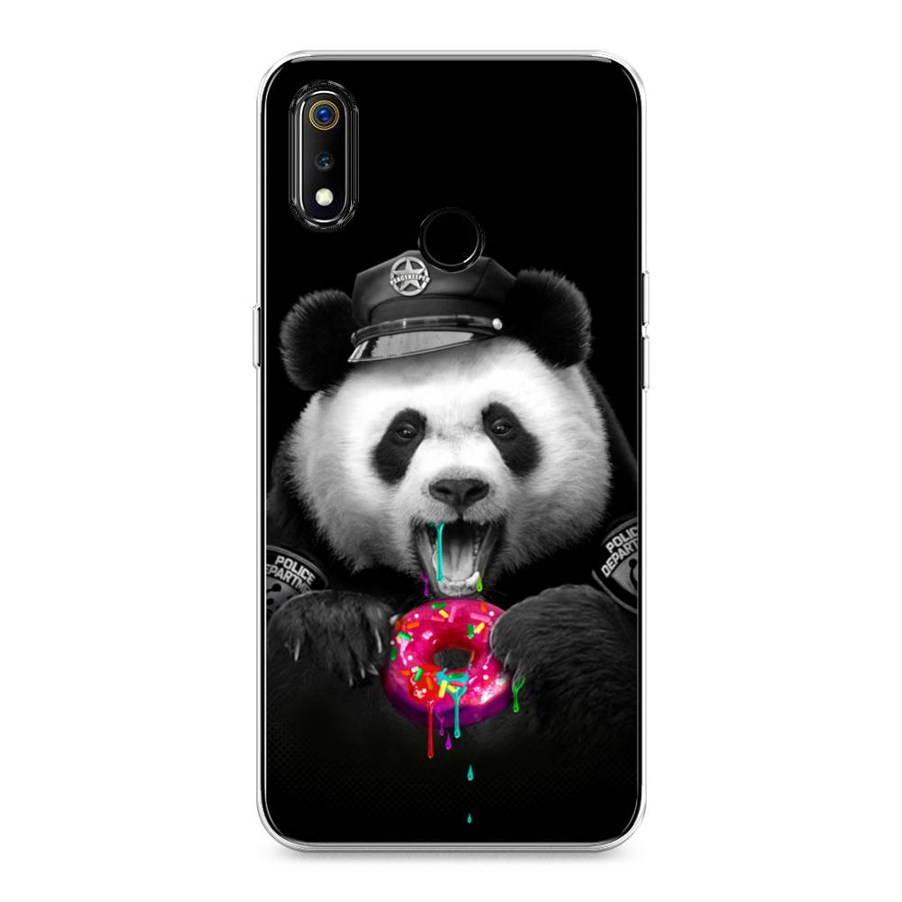 

Чехол Awog на Realme 3 "Панда police", Разноцветный, 251050-2