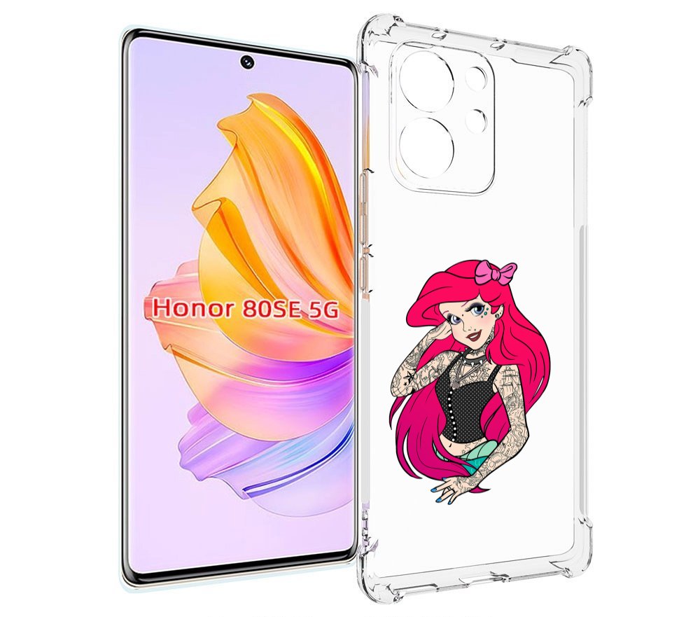Чехол MyPads татуированная-принцесса женский для Honor 80 SE