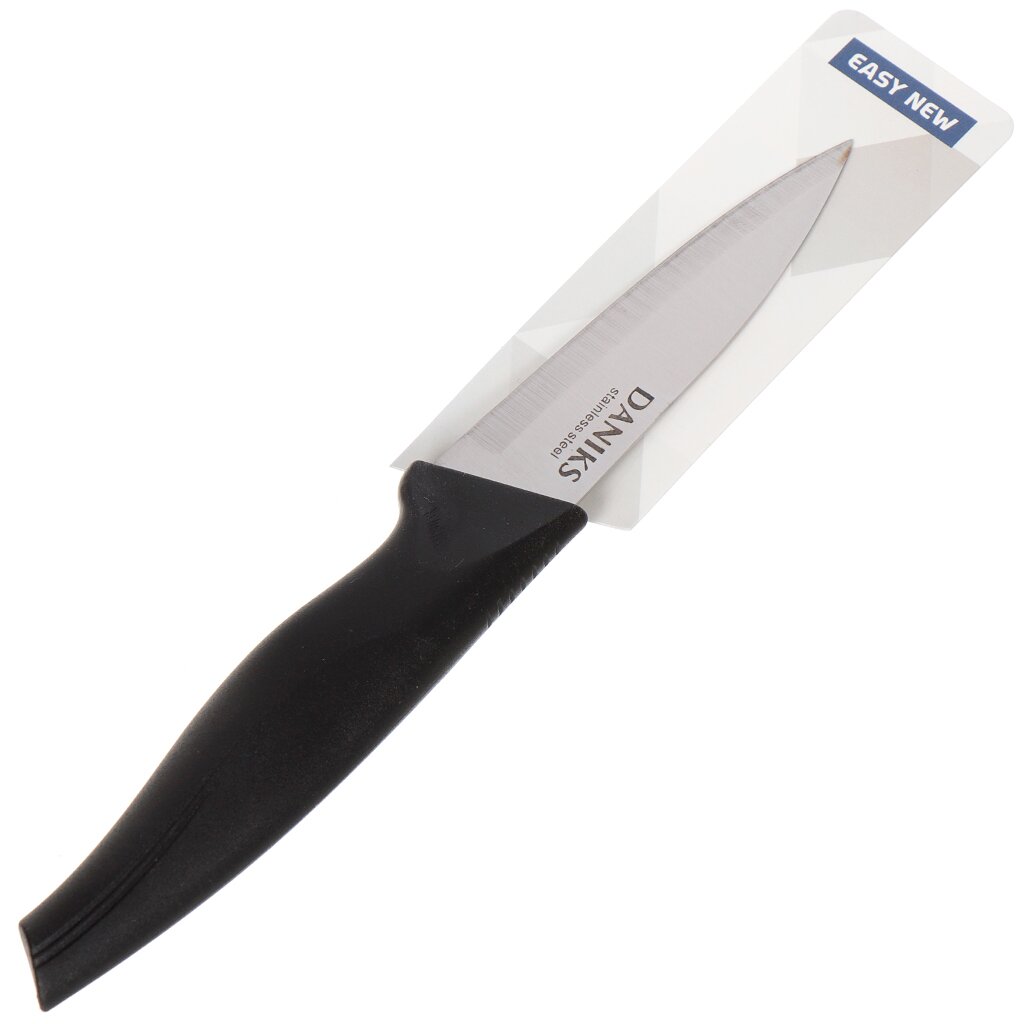 фото Нож кухонный daniks easy new для овощей 8.5 см рукоятка yw-a337-pa