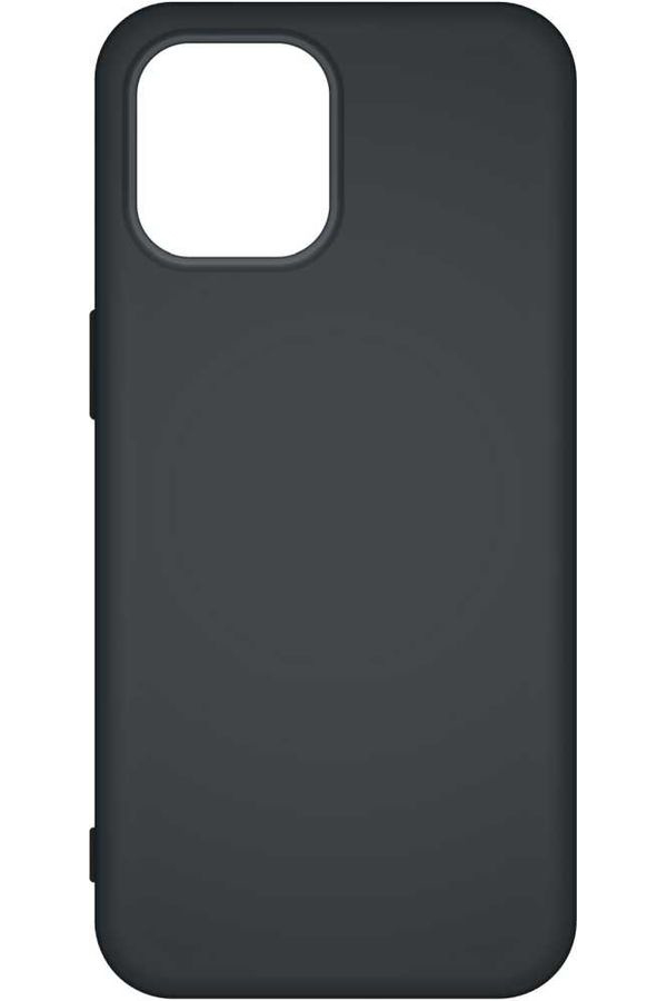 фото Чехол borasco silicone case, для apple iphone 12 mini, черный (матовый)