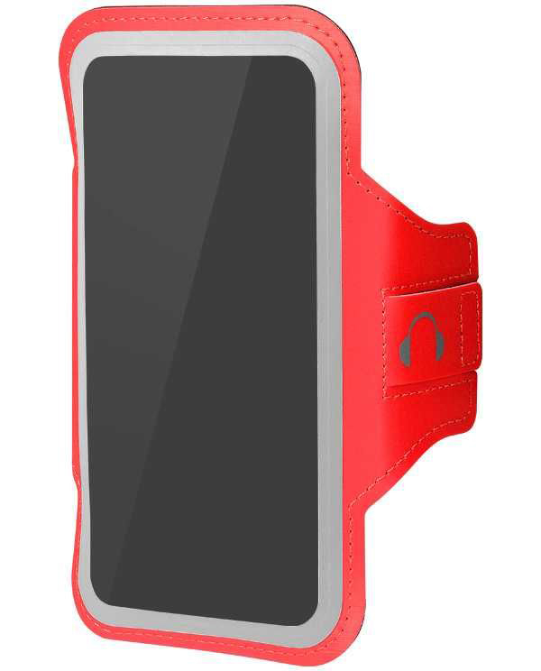 фото Чехол-повязка df sportcase-03, для универсальный 5.8", красный