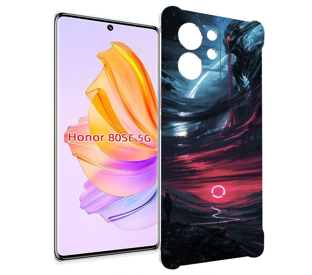 

Чехол MyPads страшный мир для Honor 80 SE, Прозрачный, Tocco