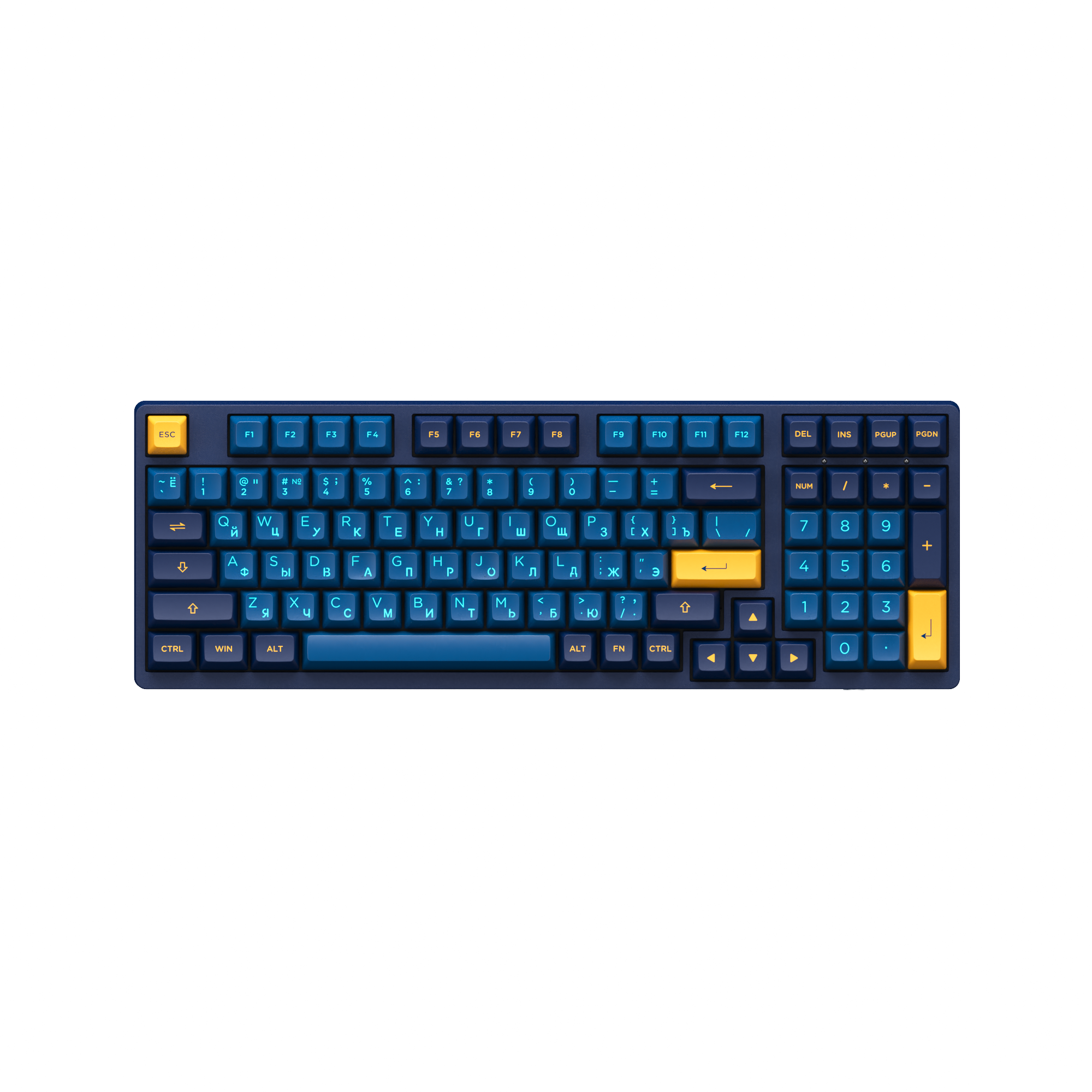 

Игровая механическая клавиатура AKKO 3098S Macaw ASA PBT RGB (Rus), 3098S