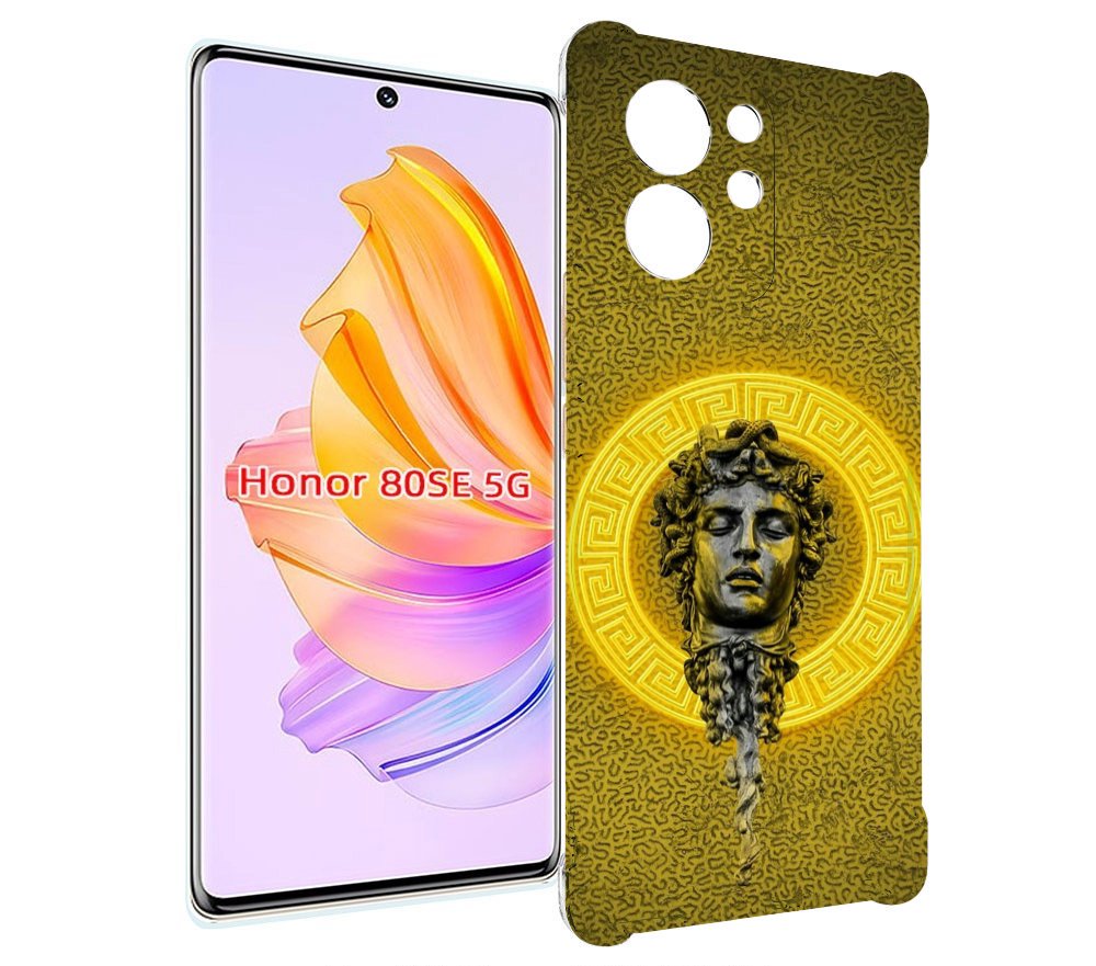 

Чехол MyPads статуя версачи для Honor 80 SE, Прозрачный, Tocco