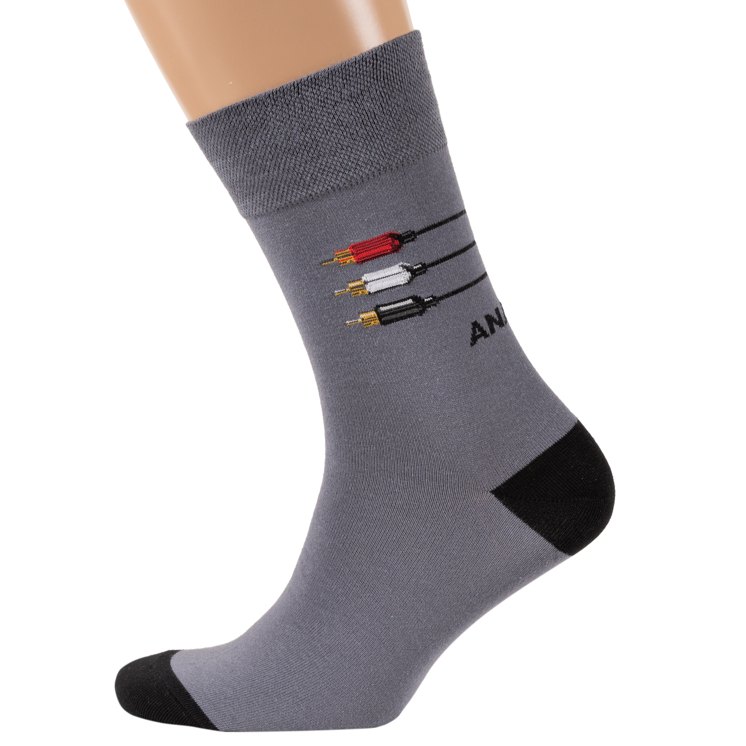 

Носки мужские MoscowSocksClub nm-517 серые 44-46, nm-517