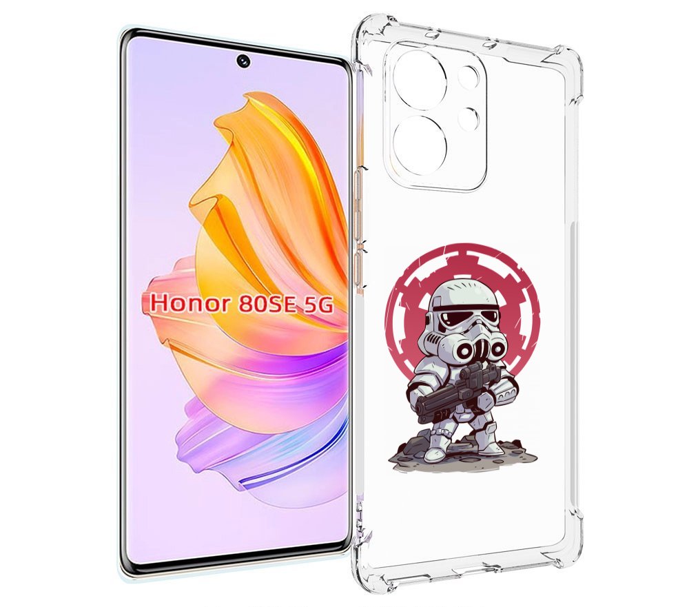 

Чехол MyPads солдат-из-старварс для Honor 80 SE, Прозрачный, Tocco