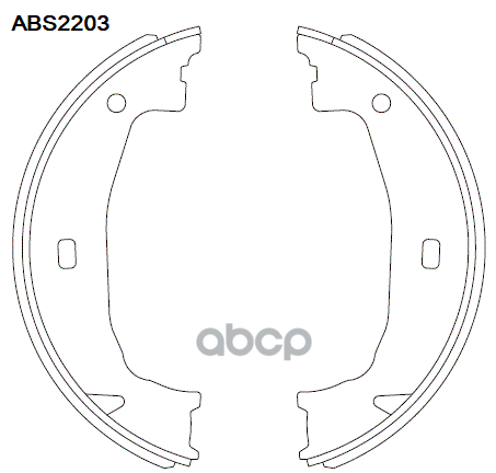 

Тормозные колодки ALLIED NIPPON задние барабанные ABS2203
