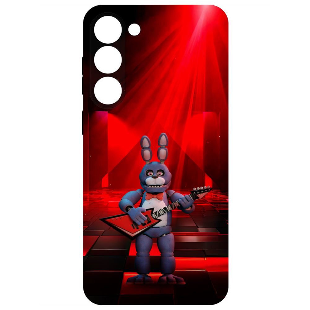 

Чехол-накладка Krutoff Soft Case ФНАФ - Бонни с гитарой для Samsung Galaxy S23+ черный