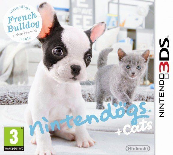 Игра Nintendogs + Cats: Французский бульдог и новые друзья. Русская Версия (Nintendo 3DS)