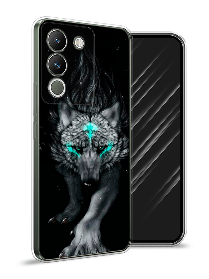 

Чехол Awog на Vivo V29e 5G "Волшебный волк", Черный;серый, 269650-1