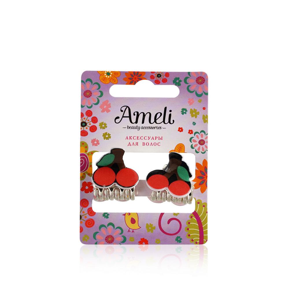 

Заколки-краб для волос Ameli фрукты 2 шт, Разноцветный