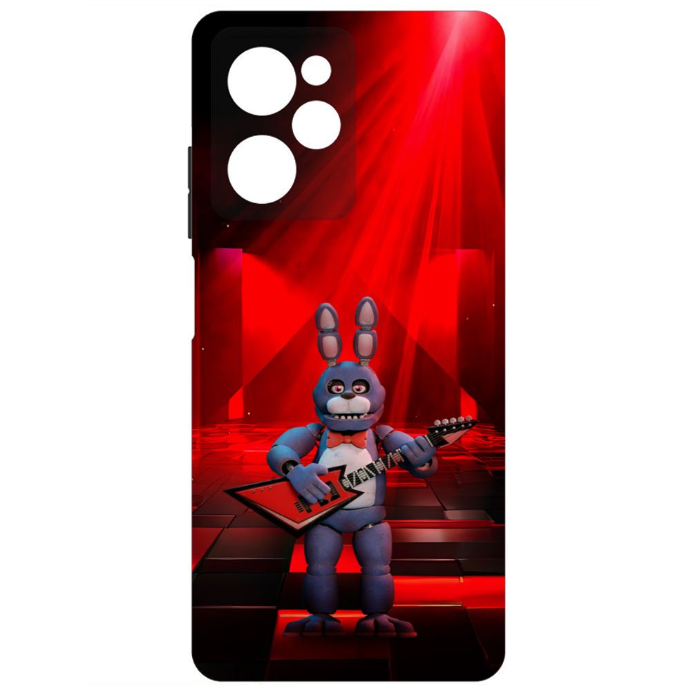 

Чехол-накладка Krutoff Soft Case ФНАФ - Бонни с гитарой для Xiaomi Poco X5 Pro черный