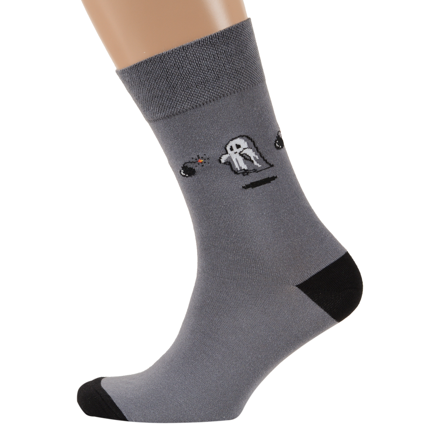 

Носки мужские MoscowSocksClub nm-511 серые, Серый, nm-511