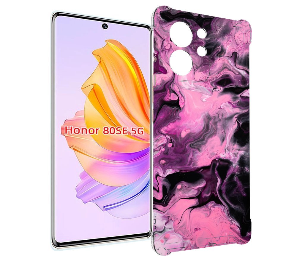 

Чехол MyPads смешивание-фиолетового для Honor 80 SE, Прозрачный, Tocco