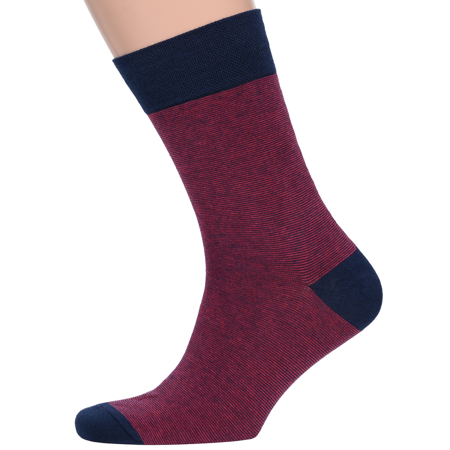 Носки мужские MoscowSocksClub nm-376 бордовые 41-43