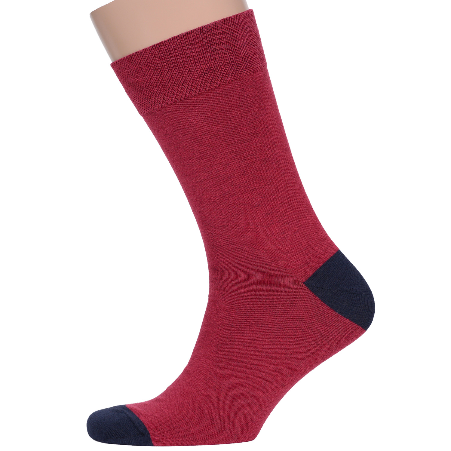 Носки мужские MoscowSocksClub nm-375 бордовые 44-46