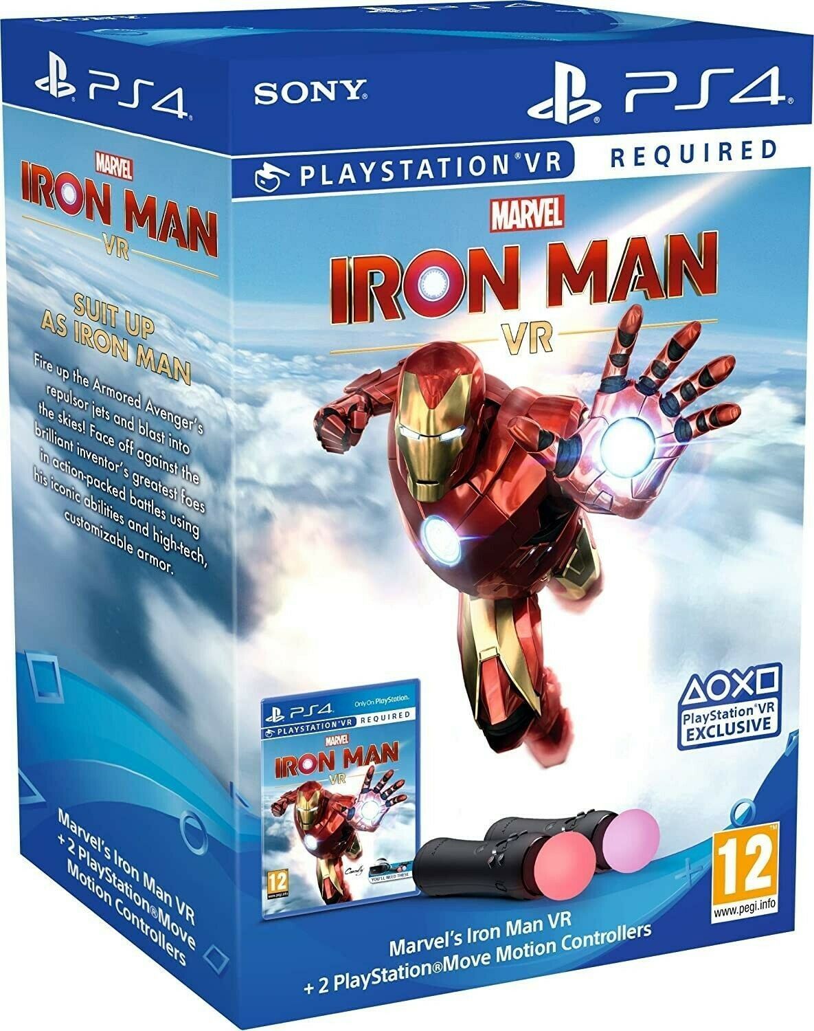 фото Marvel's iron man vr (только для ps vr) + playstation move controller (оригинал) (ps4) sony