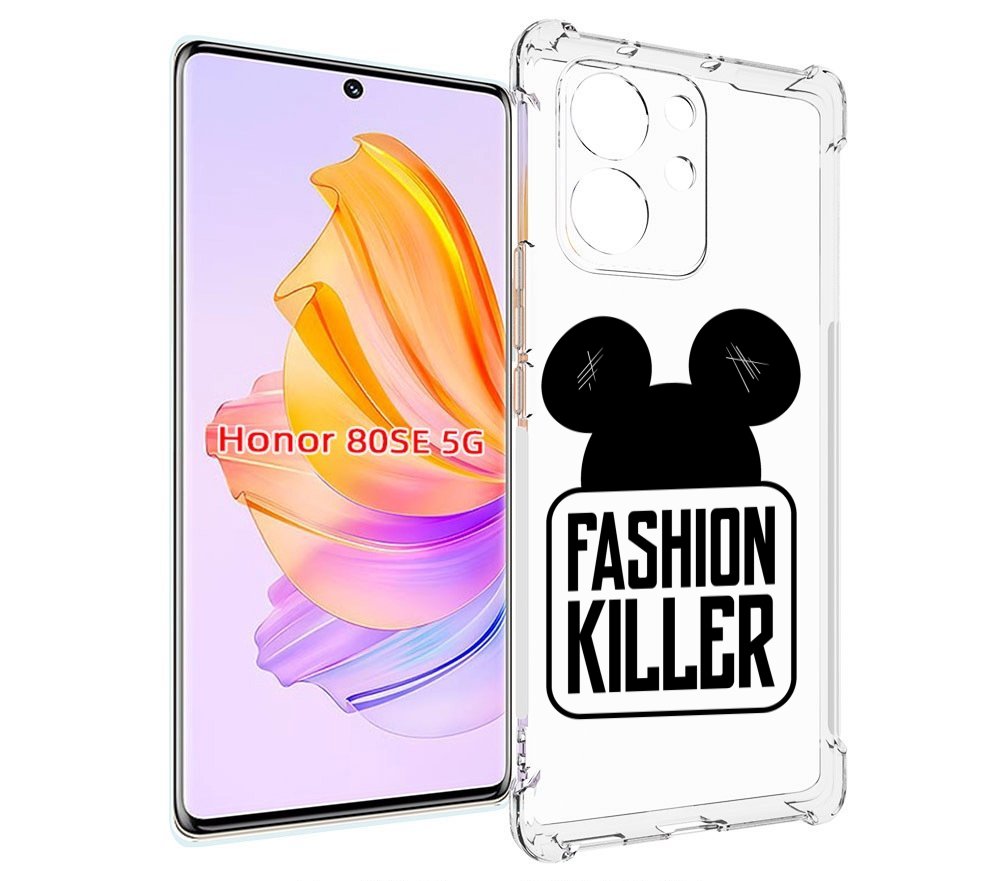 

Чехол MyPads силуэт-микки-мауса для Honor 80 SE, Прозрачный, Tocco