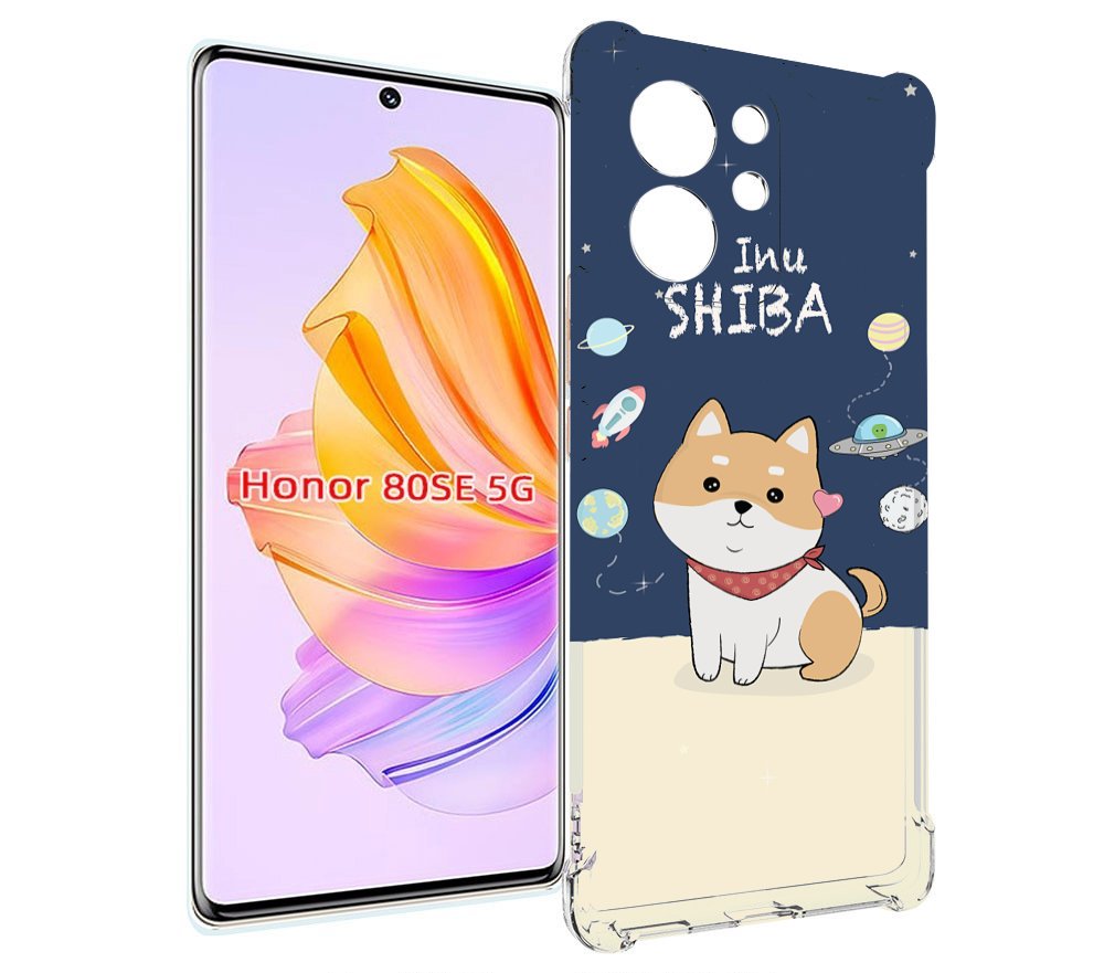 

Чехол MyPads сиба-шиба-ину для Honor 80 SE, Прозрачный, Tocco