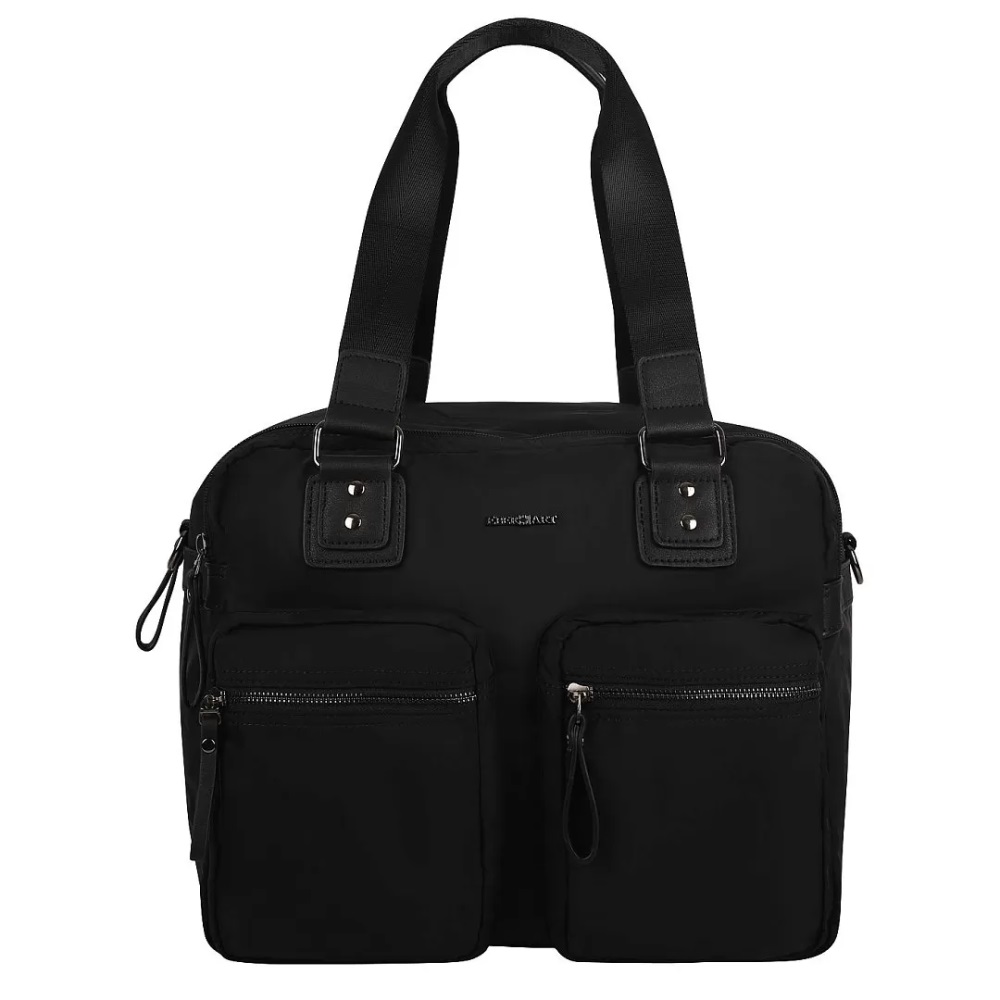 Дорожная сумка унисекс Eberhart EBH9300, глубокий черный, 36x30x27 см