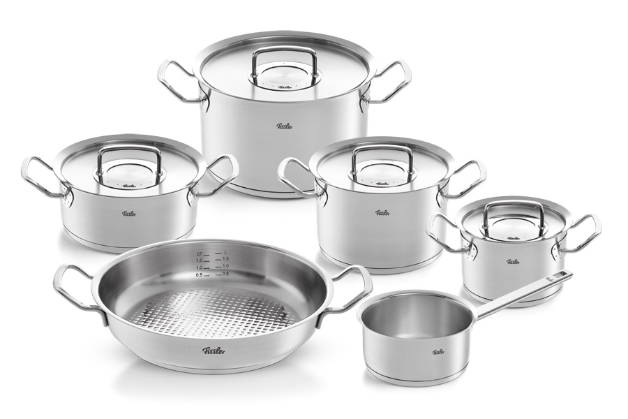 

Набор посуды из 10 предметов Fissler Original-Profi Collection 2, сталь 8438806001_