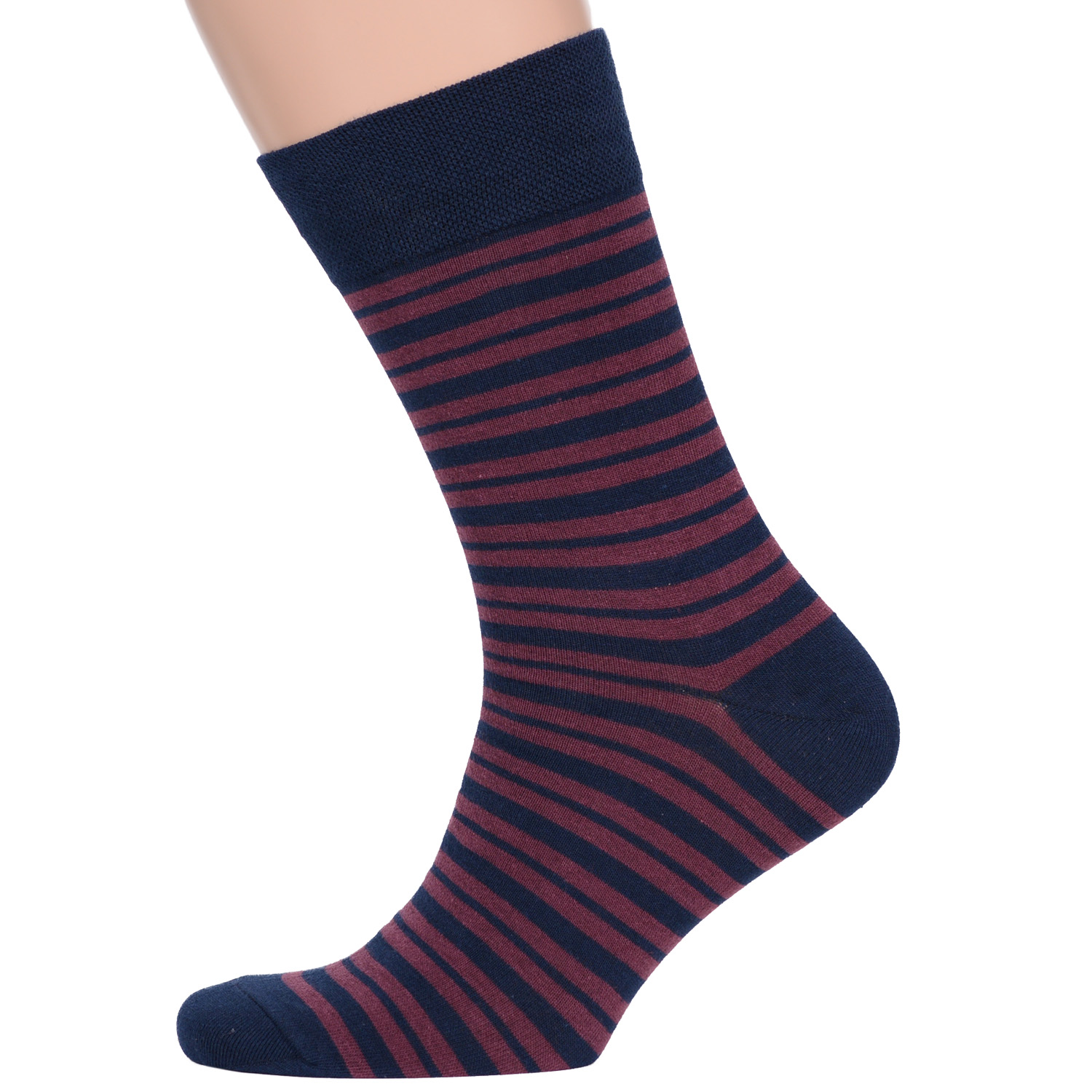 фото Носки мужские moscowsocksclub nm-371 бордовые 41-43