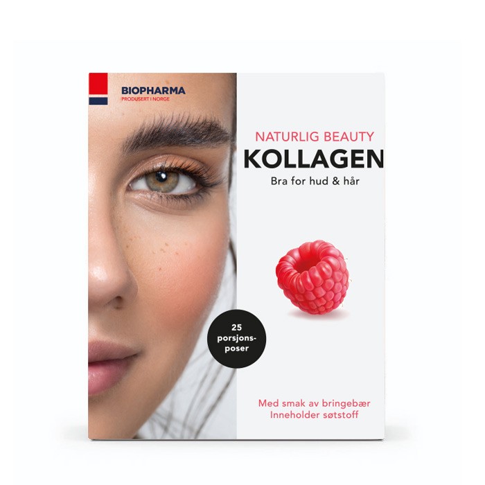 Коллаген Biopharma Naturlig Kollagen с витамином С и биотином пакеты 25 шт.  - купить со скидкой