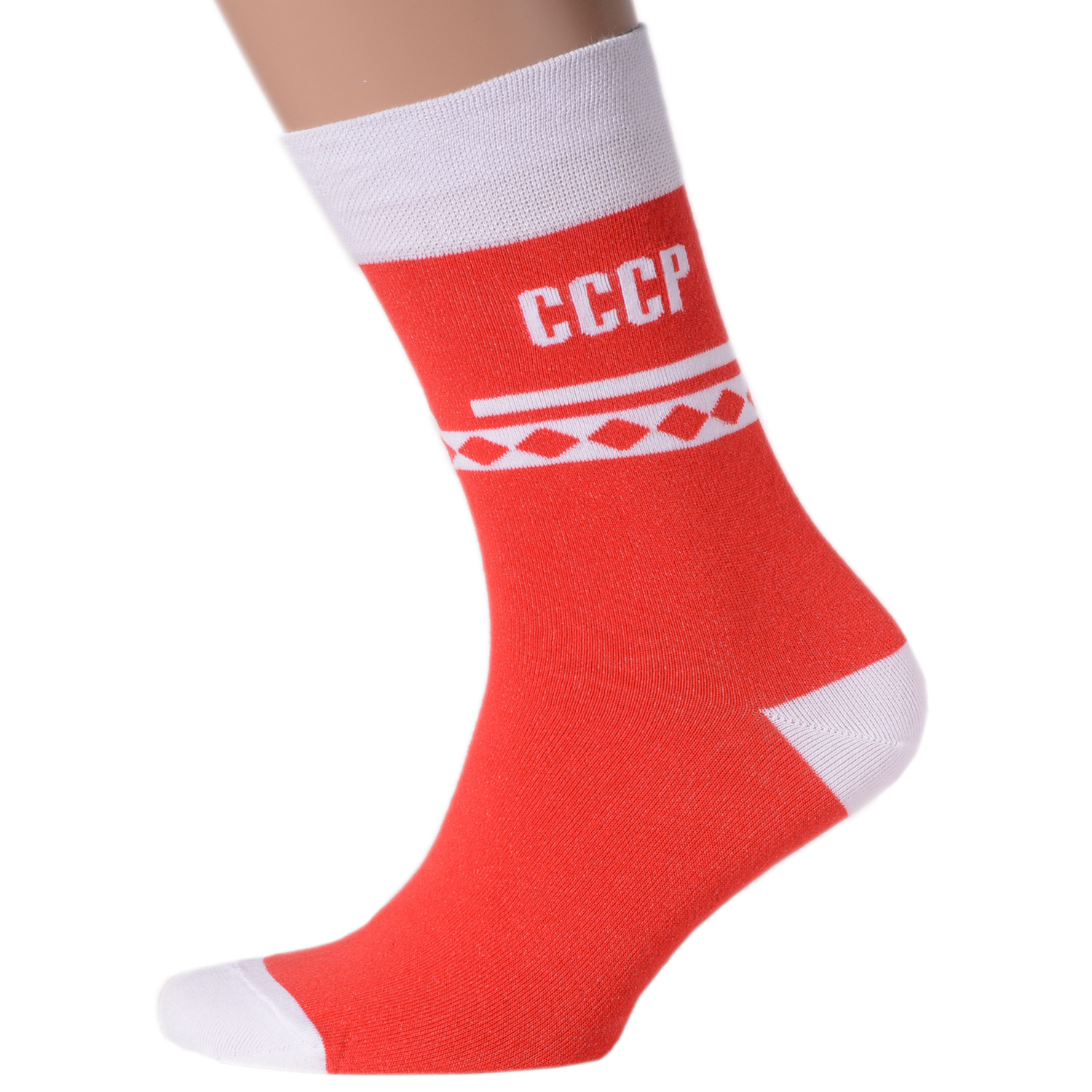 фото Носки мужские moscowsocksclub nm-136 красные 44-46