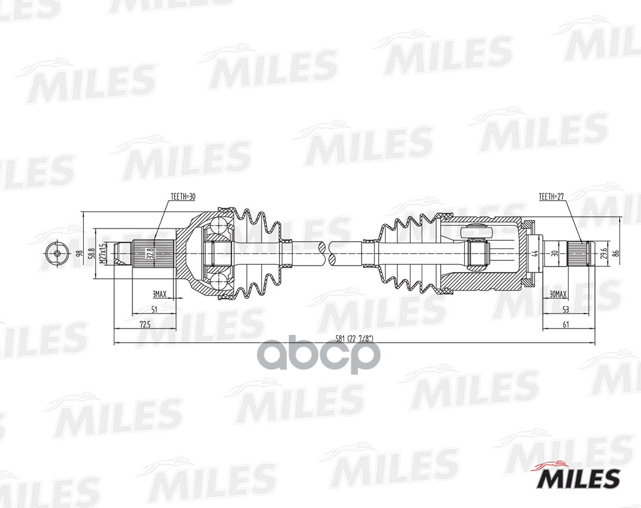 

Привод в сборе Miles GC01018