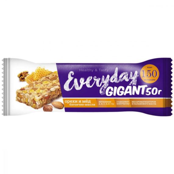 Батончик злаковый Everyday Gigant 