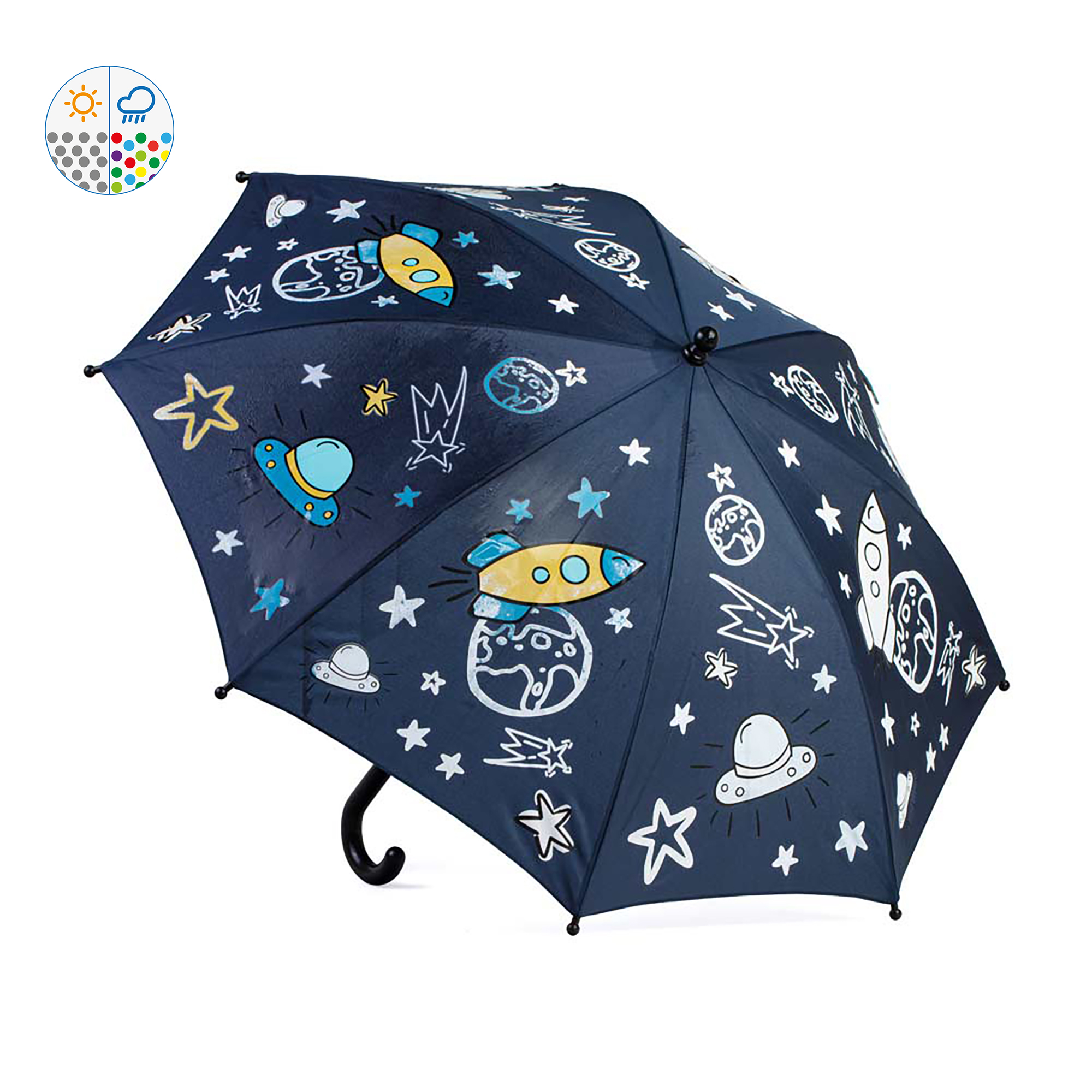 Зонт детский Котофей 03707072-00 синий зонт детский под дождем с закругленными краями светоотражающий синий
