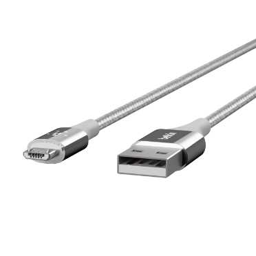 фото Кабель belkin usb папа/microusb папа 1,2м серый (f2cu051bt04-slv)