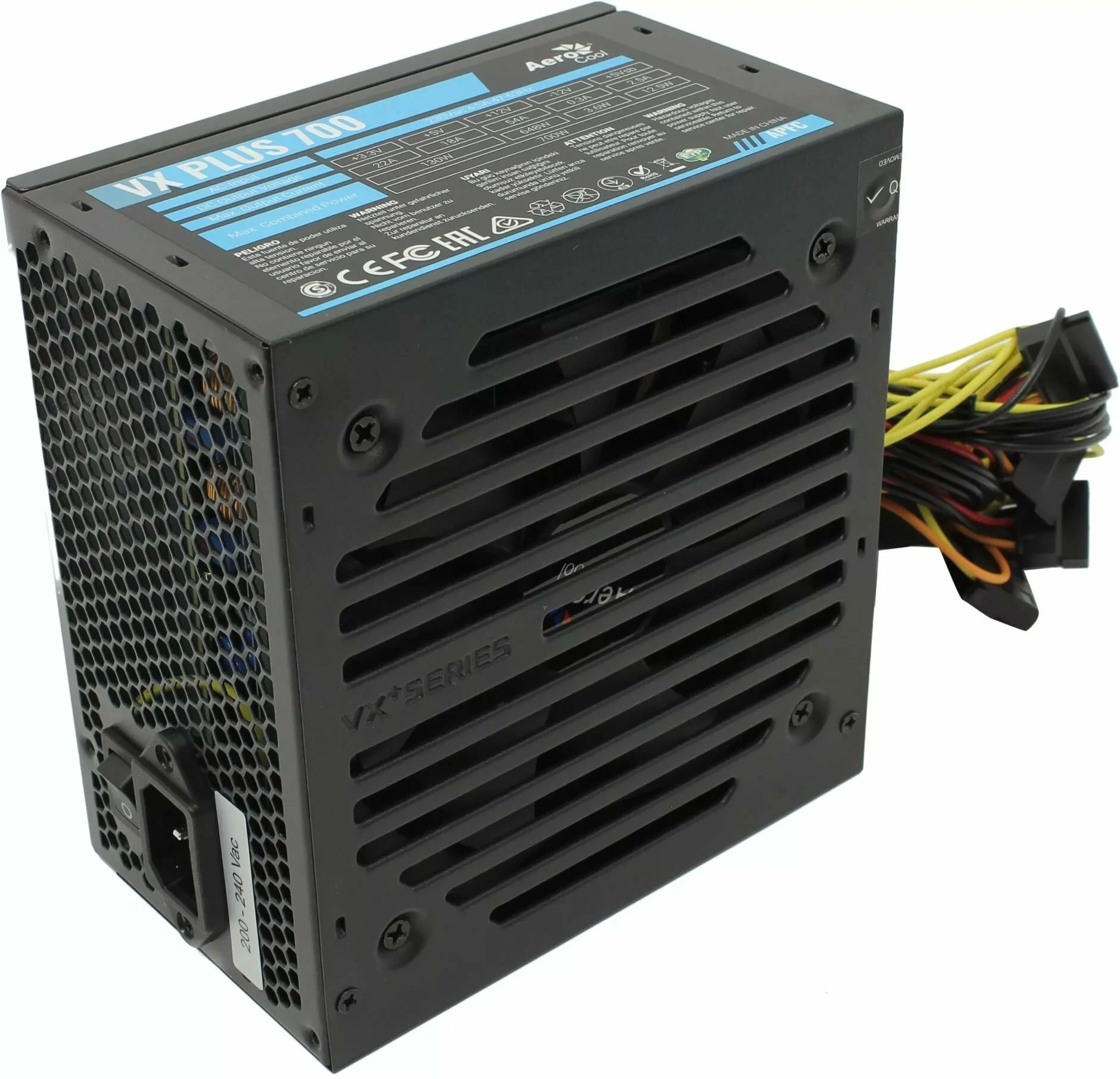 

Блок питания AeroCool 700W (VX-700 PLUS), Черный