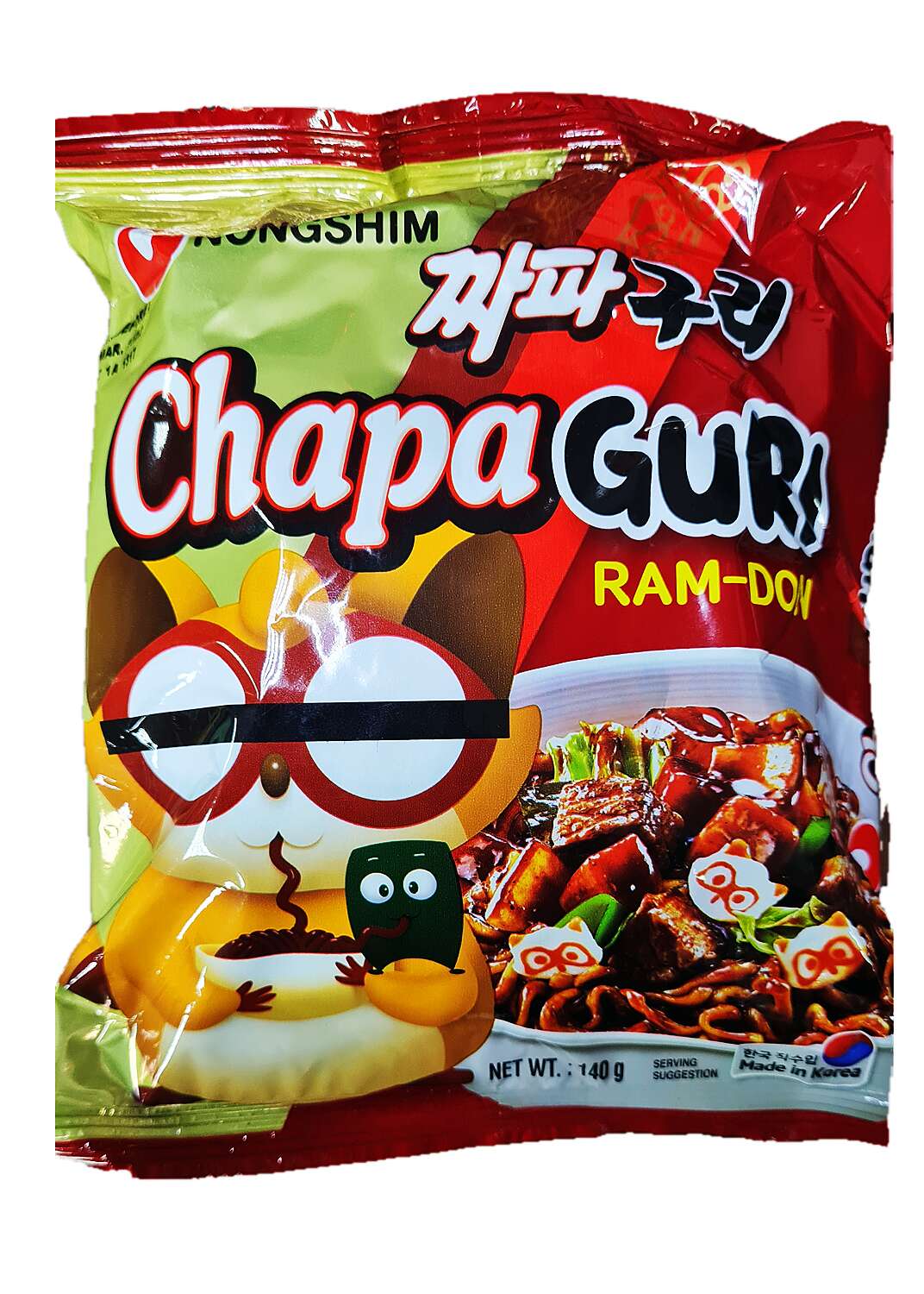 

Лапша быстрого приготовления в мясном соусе Nongshim Chapaguri 140 г