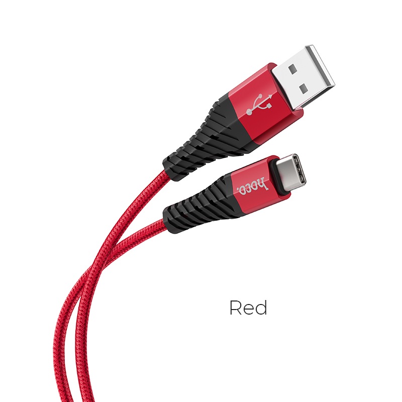 фото Кабель usb - usb hoco 1 м красный