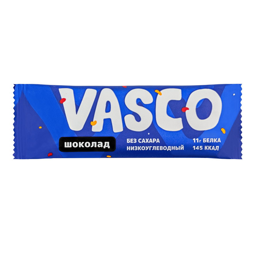 Протеиновый глазированный батончик Vasco 