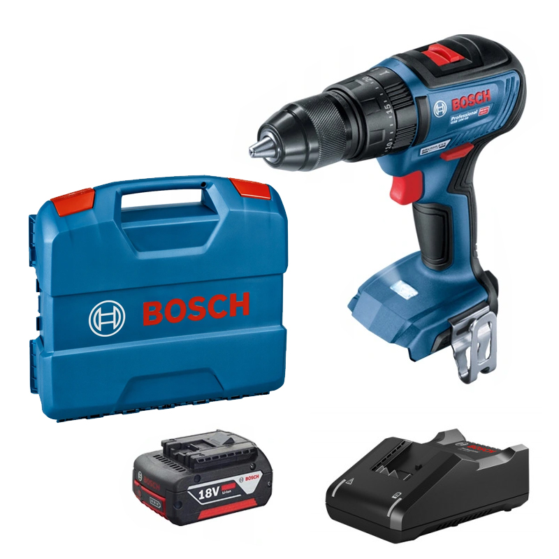 

Акк. безударная дрель-шуруповерт Bosch GSR 18V-50 (2 акк 2.0 Ач, ЗУ), GSR 18V-50
