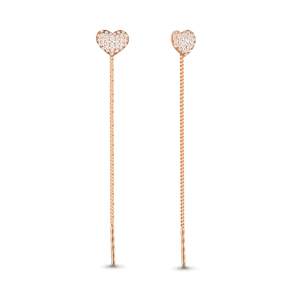 

Серьги из серебра с фианитом Aquamarine 41032А_925_з, 41032А_925_з