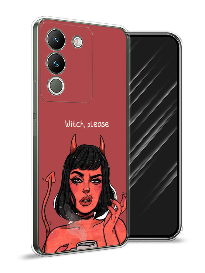 

Чехол Awog на Vivo V29e 5G "Evil Girl", Бордовый;черный, 269650-1