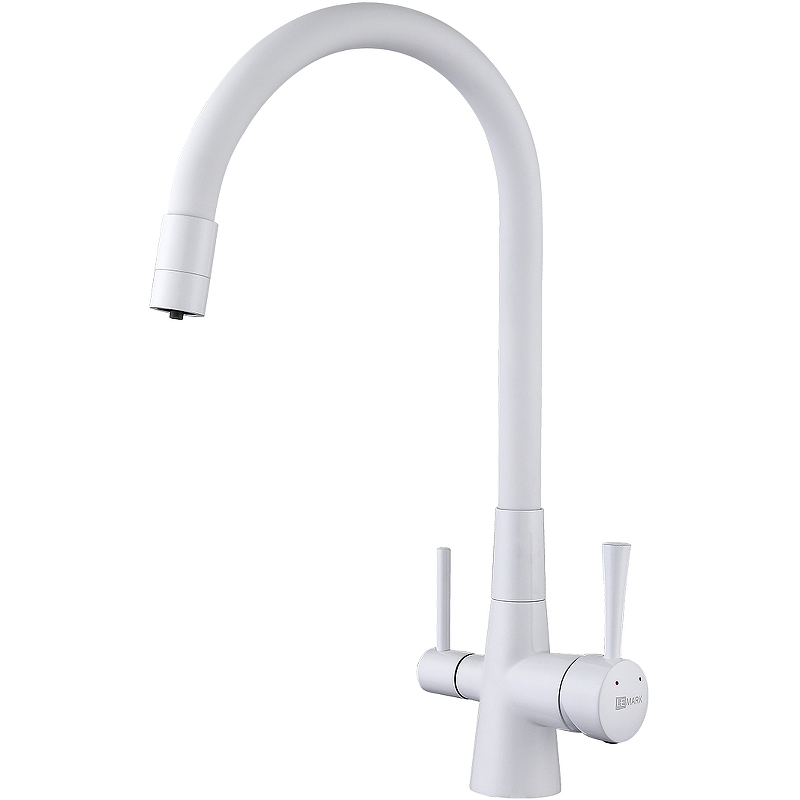 

Lemark Смеситель для кухни Lemark Comfort LM3075W Белый, LM3075W