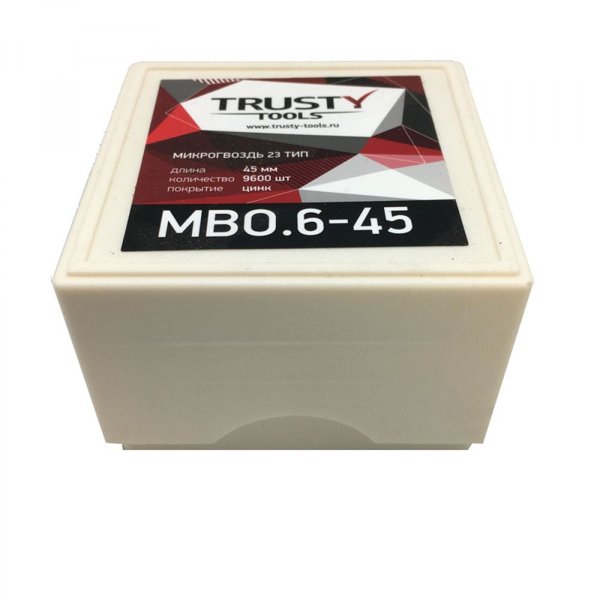 Микрогвоздь Trusty 45 мм MBO.6-45 тип 23, 23 ga, MB, 9600 шт