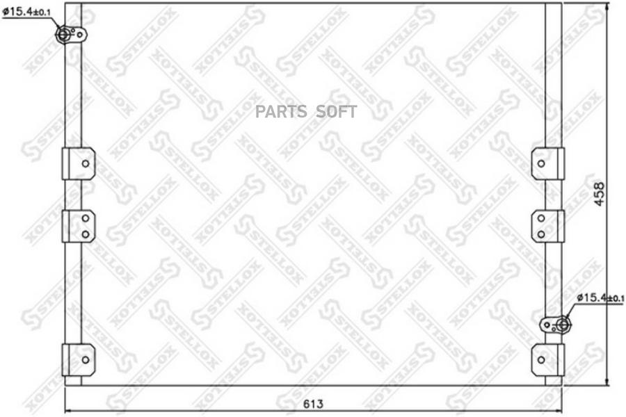 

Радиатор Конд STELLOX 1045157SX