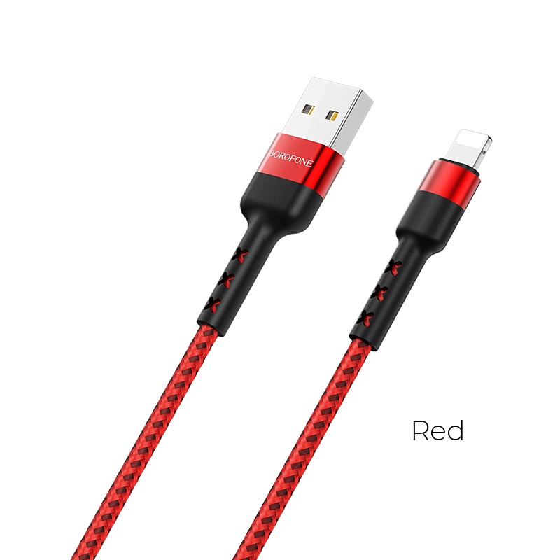 

Кабель usb - usb Borofone 1 м красный