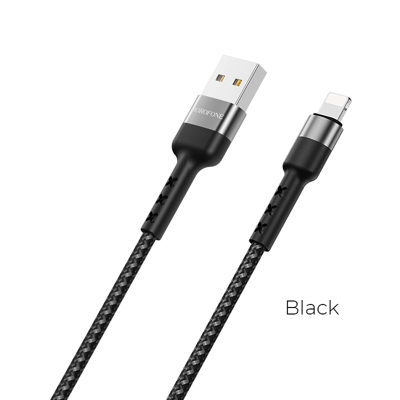 

Кабель usb - usb Borofone 1 м черный
