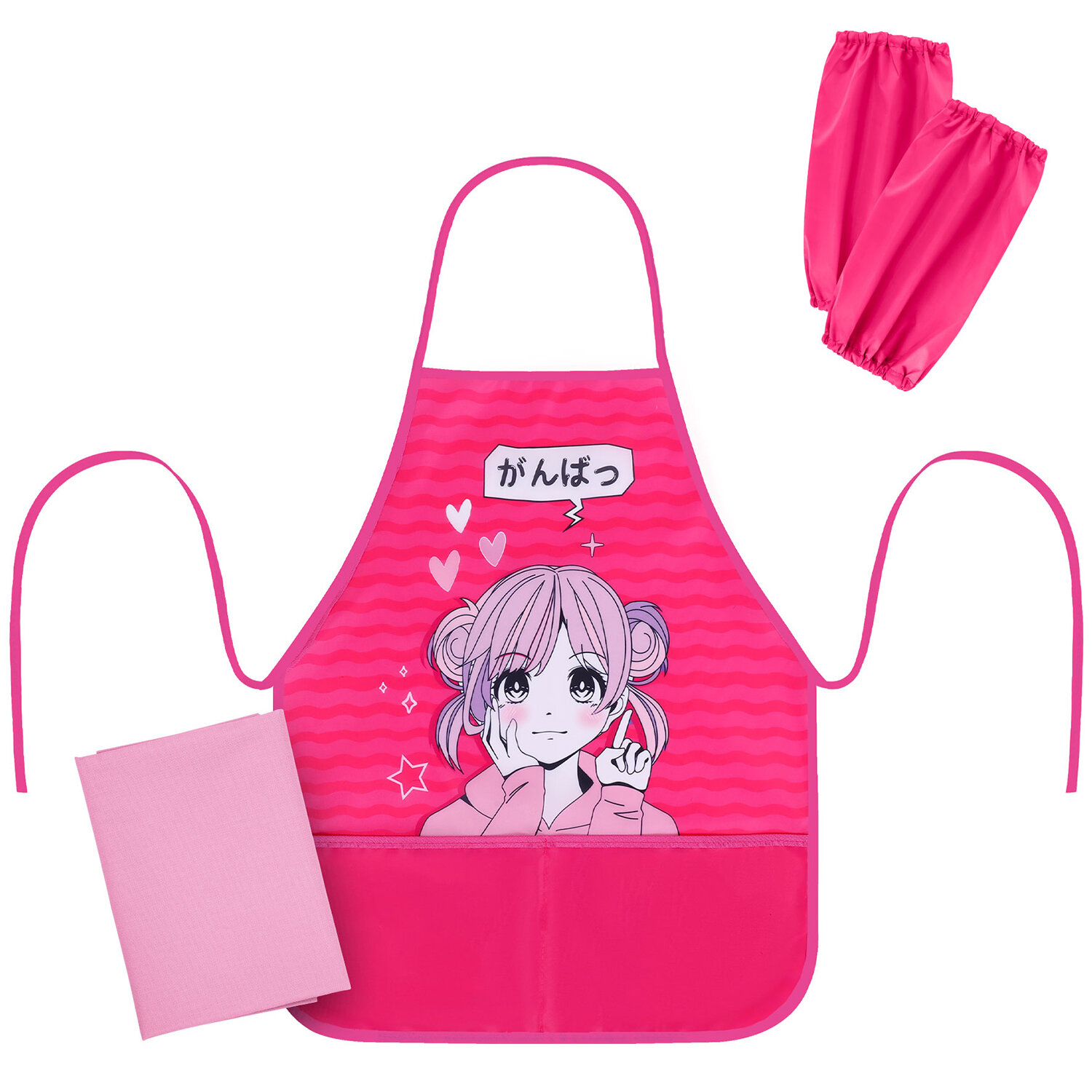 Набор для уроков труда Brauberg KIDS клеенка ПВХ накидка фартук Anime style 1019₽