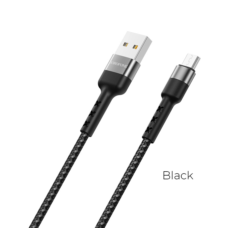 

Кабель usb - usb Borofone 1 м черный