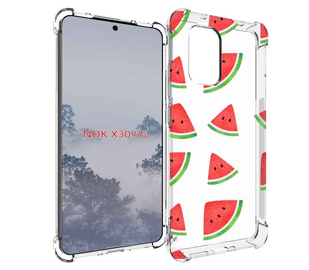 

Чехол MyPads арбузики для Nokia X30 5G, Tocco