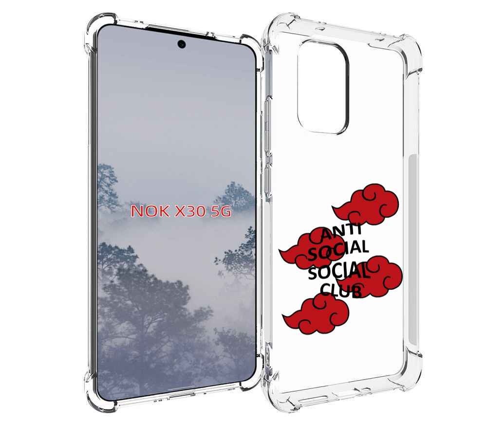 

Чехол MyPads анти-социал-социал-клаб для Nokia X30 5G, Tocco